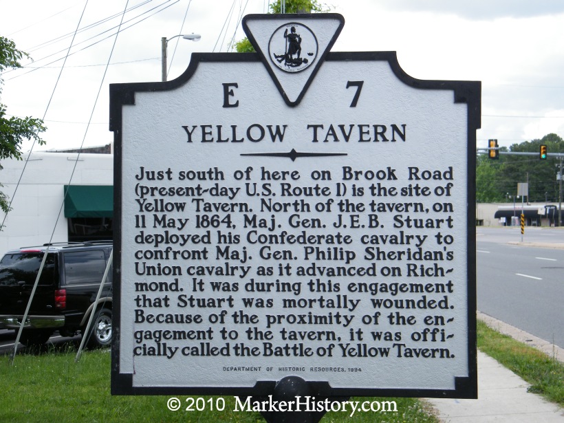 Yellow Tavern E-7 | Marker History